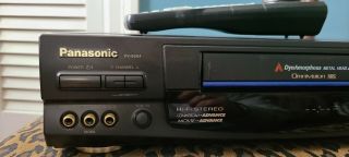 Panasonic 4 Head VHS Player Model PV - 9664 VCR Plus Gold W/ Remote 2