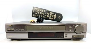 Jvc Vcr Vhs Player 4head Hi - Fi Stereo Video Cassette Recorder W/remote Hr - Vp628u