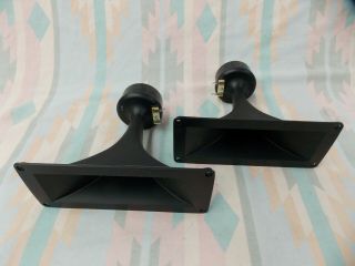 Sansui Sp - 5500x Horn Tweeter Pair T - 135 Drivers 8 Ohm Work May Fit Other Speaker