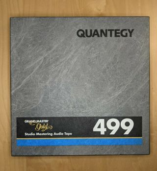 Ampex Quantegy 499 Grand Master Gold Studio Mastering Audio Tape 2 " X10.  5 " 2500 
