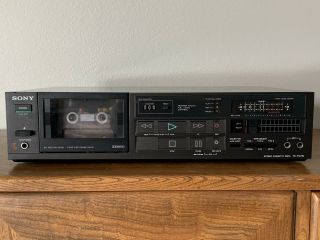 Sony Stereo Cassette Deck Tc - Fx210 (serviced) - Tested/works