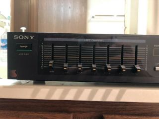 Sony SEQ - 120 7 Band Stereo Graphic Equalizer Japan - 3