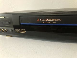 PANASONIC 4 HEAD VHS PLAYER MODEL PV - 9664 VCR PLUS GOLD 3