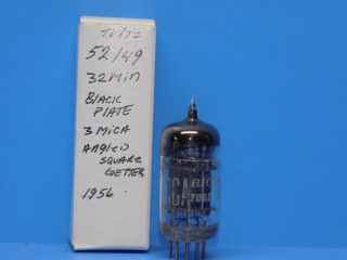 1956 Rca True 5751 Amplifier Tube Black Plate 3 Mica [] Getter 12ax7 Over 100