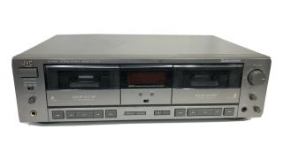 Jvc Td - W305 Dual Tape Cassette Deck Player Recorder Auto Reverse Hx Pro.