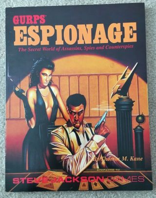 Gurps Espionage By Thomas M.  Kane Steve Jackson Games C1992