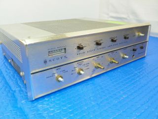 Vintage Hh Scott Lk - 60 Solid State Stereo Amplifier Parts 1040489