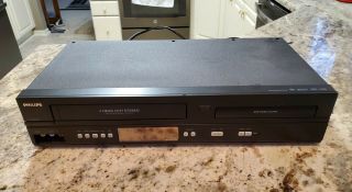 Philips 4 Head Hi - Fi Stereo DVD/VHS Combo Player Model DVP3345VB/F7 2
