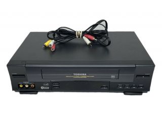 Toshiba W - 528 4 - Head Vcr With Av Cord Video Cassette Recorder Vhs