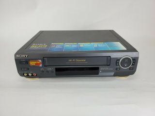 Sony Slv - Ax10 Video Cassette Recorder - Hi - Fi Stereo Vcr Player,