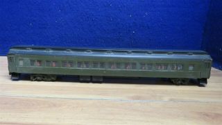 O Scale 2 Rail Wood Metal Passenger Southern Pacific W/seating 20 " 596860