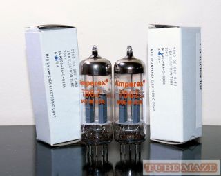 Rare Matched Pair Amperex Nos/nib E180cc/7062/12at7/6414 Tubes - Test Nos