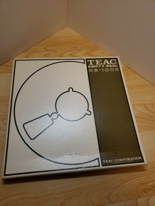 Teac Re - 1002 Metal Reel To Reel For 1/4 " Tape – 10.  5 " Take Up Empty Reel W/ Box