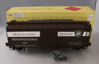 Aristo - Craft 460190s G Scale Pennsylvania Merchandise Service Boxcar Ln/box