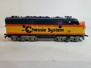 Vintage Tyco Ho Scale Chessie System 4015 Diesel Train Engine Locomotive