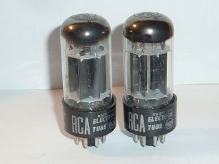 RCA 6BL7GT Triple Mica Tubes - Matched Pair,  NOS/NIB,  Matched Codes 2