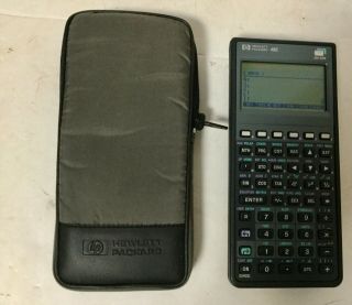 Hp Hewlett Packard 48g Graphing Calculator With Case 32k Ram -