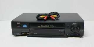Jvc Hr - Vp673u Vcr Hi - Fi Stereo Video Cassette Recorder Vhs Player
