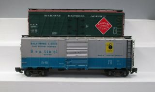 Aristo - Craft G Scale Freight Cars: B&O 46008 and REA 46601 [2] 2