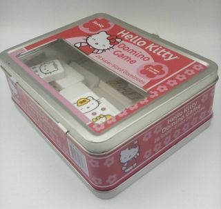 Sanrio Hello Kitty Domino Game - 28 - Sized Dominoes - In Tin Carry Case
