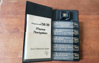 Texas Instruments Ti 58 / 59 Marine Navigation Module For Ti Calculator