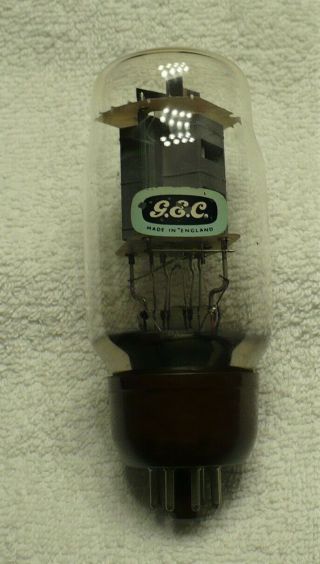 Vintage Gec Kt66 Clear Glass Output Tube England