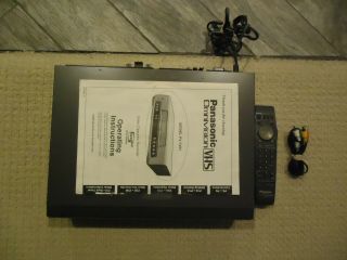 Panasonic Omnivision Vhs Video Cassette Recorder Pv - 7451 W/remote