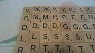 Complete Wooden Scrabble Letter Tiles - Art Crafts Jewelry Scrapbooking 2