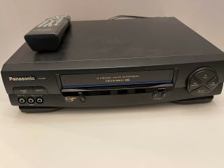 Panasonic Pv - 9451 Vcr - Hifi - 4 Head Stereo Player & Remote -