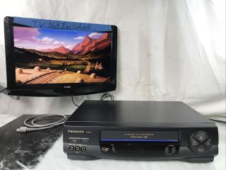 Panasonic Pv - 9451 Omnivision 4 Head Vhs Vcr Player Recorder