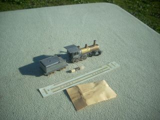 Ho Brass Partly Mantua 4 - 4 - 0 General Locomotive And Tender Not Running