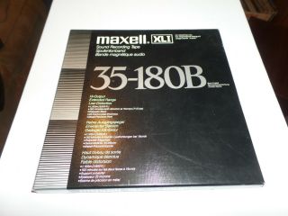 Maxell Xli 35 - 180b Recording Tape 10.  5 Metal Reel