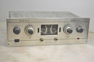 Sony Sra - 3 Tube Stereophonic Recording Amplifier