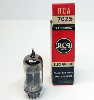 (1) Nos Nib Rca 7025 Preamp Triode Tube Low Noise - Sub Is 12ax7a Strong Reading