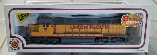 Bachmann Ho Scale Diesel Locomotive Train Emd Gp 40 - Union Lighted 8 Wheel Drive