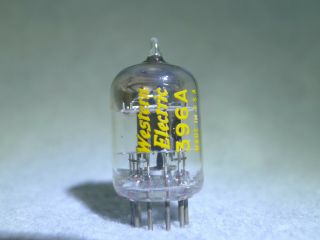 Western Electric 396a/2c51 Vacuum Tube Square Getter From 1957