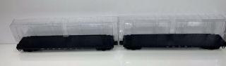 2 Quality Craft Weaver Ultra Line Flat Beds,  in boxes.  O Scale. 2