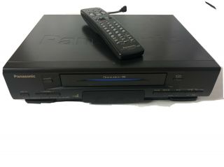 Panasonic Omnivision Pv - 4409 Vcr Video Cassette Player Recorder W/ Remote