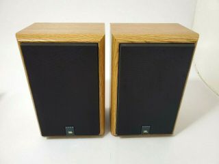Jbl 2500 120w 8 Ohm Bookshelf Stereo Speakers Wood 12.  5t X 6.  5d X 8w - Pair