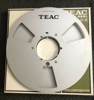 Teac Re - 1002 Metal Reel To Reel For 1/4 " Tape – 10.  5 " Take Up Empty Reel W/ Box
