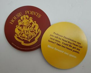 Harry Potter Scene It? The Dvd Game Deluxe Edition House Points Cards