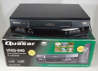 Quasar Vhq940 Vhs Player Video Cassette Recorder Panasonic Omnivision Vcr 4 - Head