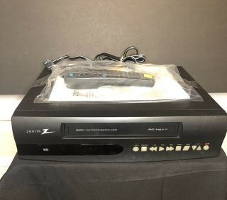 Zenith Vra422 Vcr With Remote Stereo Video Recorder 4 Head Hi - Fi Vhs Player