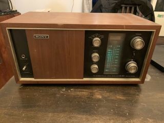 Vintage Sony Hr - 55 Stereo Solid State Receiver Amplifier Tuner Integrated