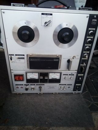 Vintage Sony Tc - 630 Reel To Reel 3 Head Stereo Tape Recorder