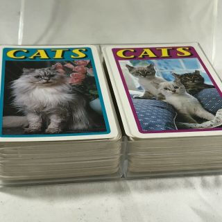 Cats Cats Kittens Playing Cards 2 Deck Set Persians Tabby Calico Crafts 2