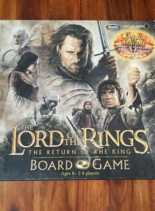 The Lord Of The Rings Return Of The King Board Game Deluxe Edition 100 Complete