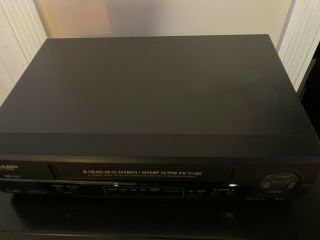 Sharp VC - H800U 4 - Head Hi - Fi Stereo VCR Sharp Picture VHS HQ Tape Player 2
