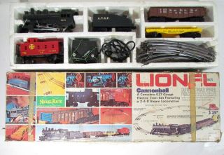 Vintage Lionel O Gauge Cannonball Train Set 6 - 1381  W Box