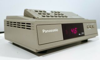 VINTAGE TV CABLE BOX 1980s PANASONIC PAY TELEVISION CATV CONVERTER 1986 w REMOTE 3